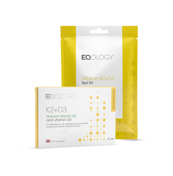 Eqology Vitamin K2+D3 mit Testkit